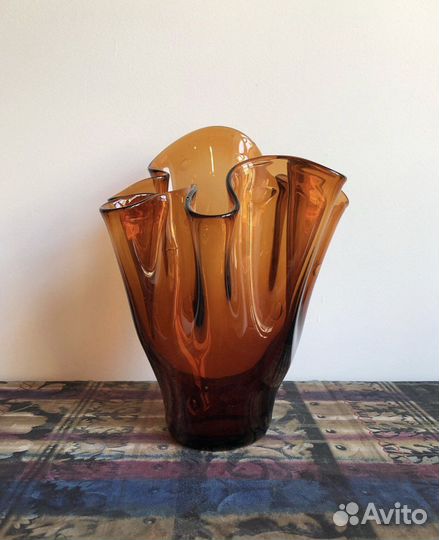 Вазочка цветное стекло, СССР