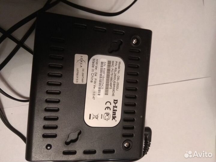 Модем D-Link DSL-2500U