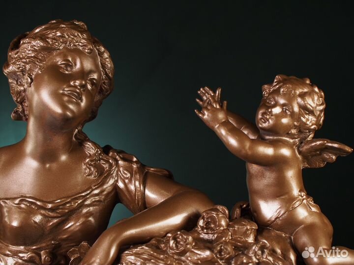 Старинные каминные часы. Конец XIX начало XX века