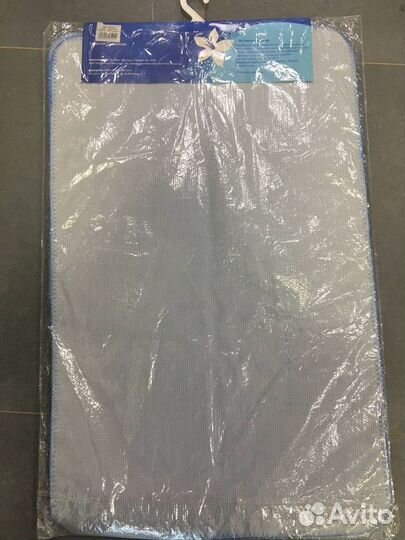 Набор ковриков для ванной комнаты, Синий