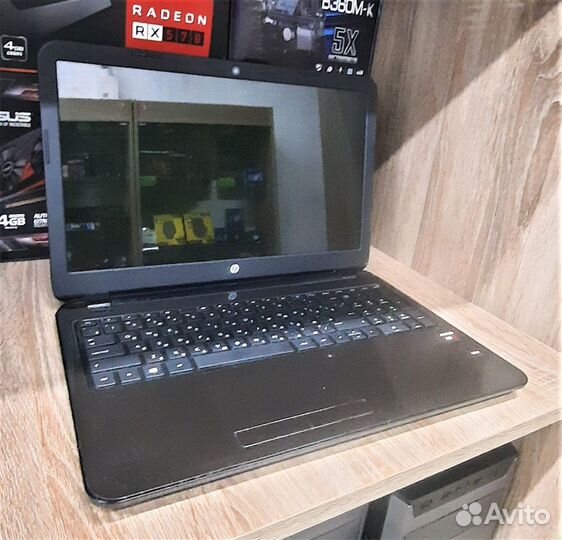 HP 15-G002NT AMD A8 6410 4 гб 500 гб Windows 10