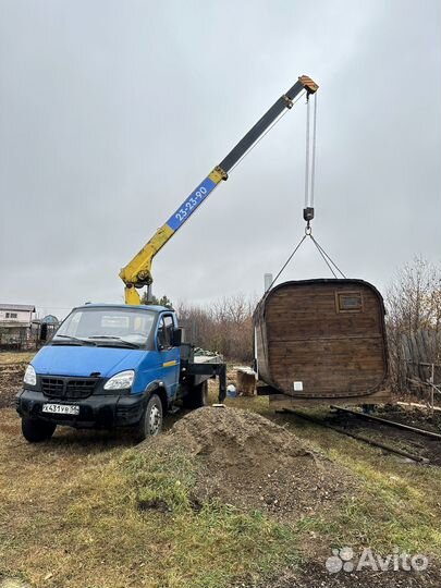 Аренда и услуги манипулятора, стрела 2 т, 8 м, борт 5 т, 3.5 м