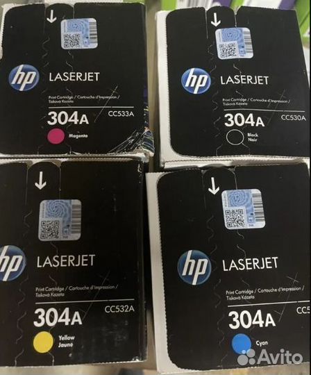 Картридж HP CC530A чёрный оригинал восстановленный