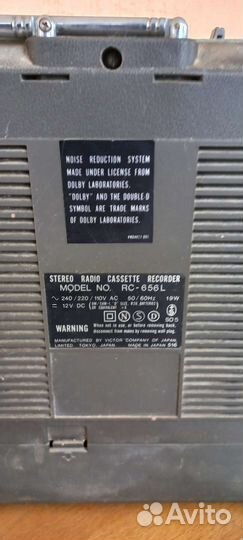 Магнитола jvc RC 656