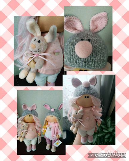 Интерьерная кукла Тильда ручной работы