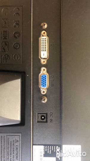Монитор Acer 75гц