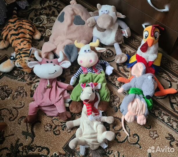 Мягкие игрушки, пакетом