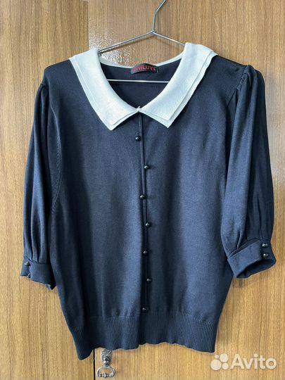 Блузка вязаная