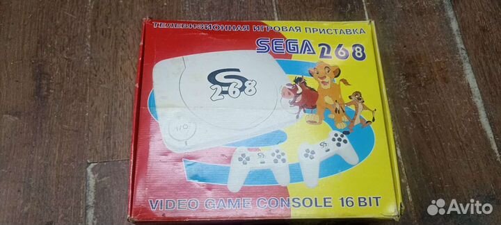 Игровая приставка Sega и картриджи