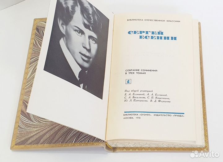 Сергей Есенин. Книги в кожаном переплете