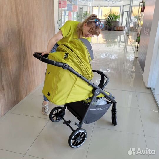 Коляска Bubago Cruz v1 оливковый новые