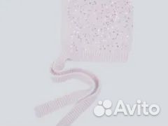 Шапка чепчик с пайетками Lime