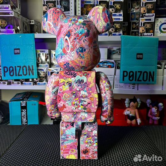 Bearbrick 70 см коллекционная игрушка 1000%