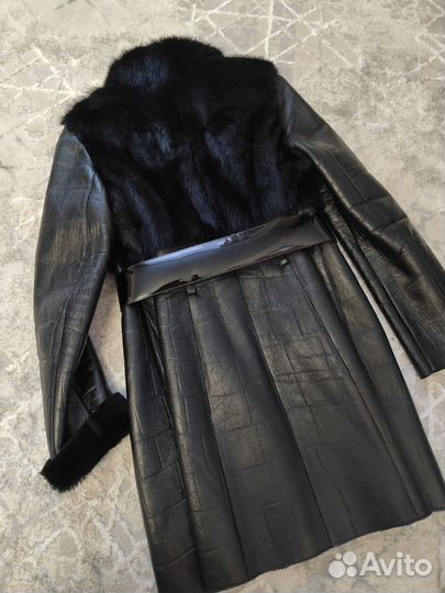 Дубленка натуральная женская 46 новая