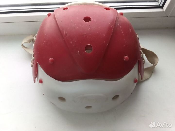 Шлем детский хоккейный юниор Пластмасса 60-70 СССР