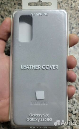 Чехол Leather Cover Samsung Galaxy S20