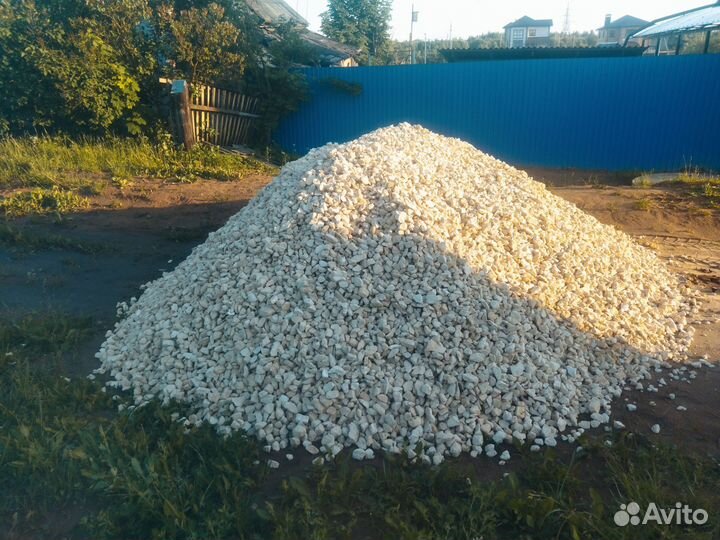 Щебень, песок