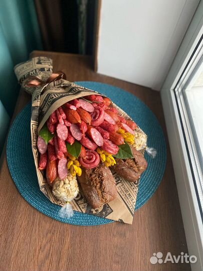 Мужские сьедобные букеты