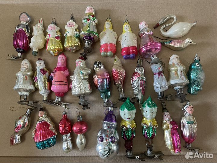 Елочные игрушки советские СССР