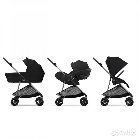 2 в 1 Cybex Melio Magic Black 2024