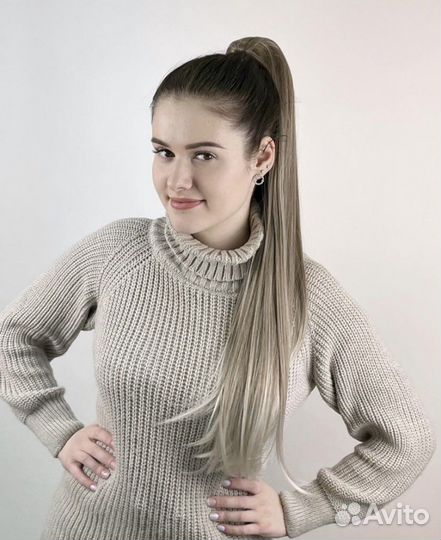 Шиньон - хвост