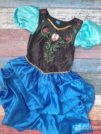 Карнавальный костюм Анны Ледяное сердце новый