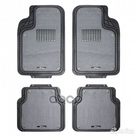 Ковры полимерные с отстегивающимся ковролином