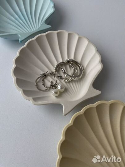 Предмет декора гипсовая ракушка