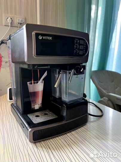 Кофемашина рожковая vitek vt-1517