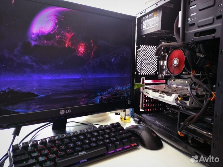 Игровой пк AMD RX 480