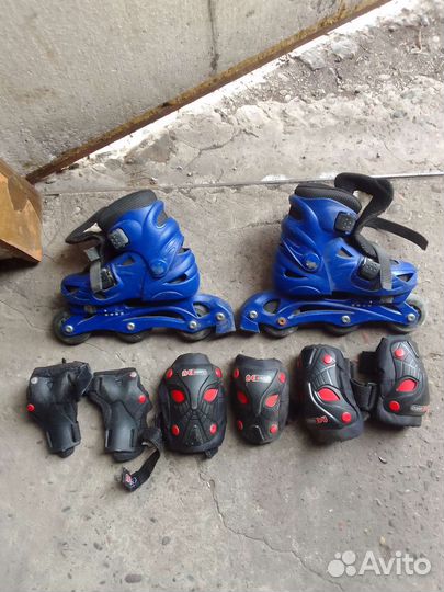 Роликовые коньки детские раздвижные