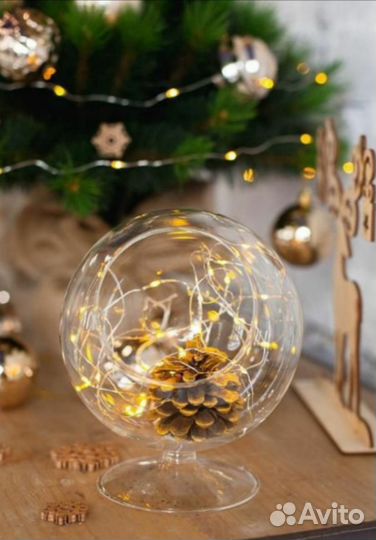 Гирлянда нить на батарейках