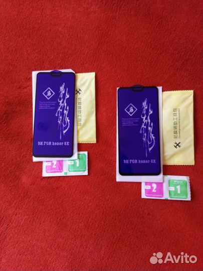 Защитное стекло на honor 8x