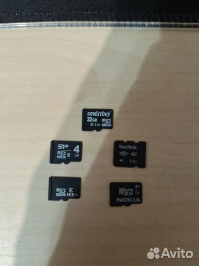 Карты Micro Sd Sony, Nokia 8,16, 32 gb 256 mb