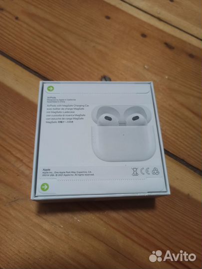 Наушник Apple AirPods запечатанные люкс реплик