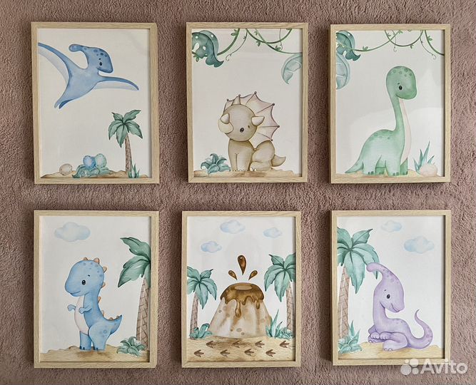 Картины с рамками в детскую