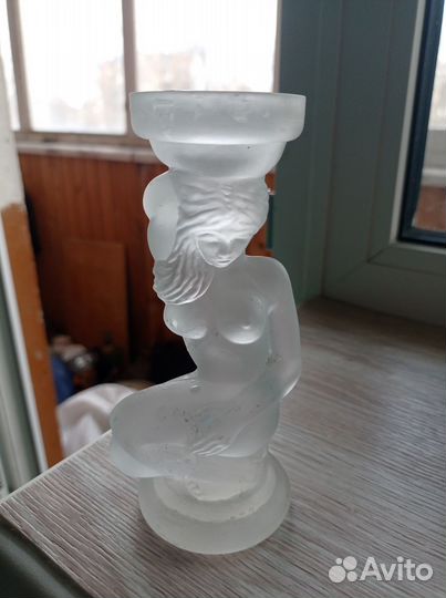 Подсвечник матовое стекло, дорогое