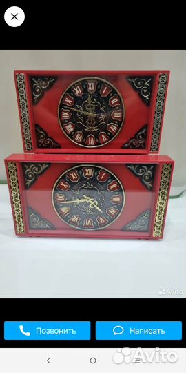 Часы настольные механические СССР