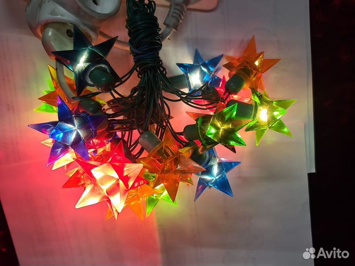 Гирлянда кристаллы СССР