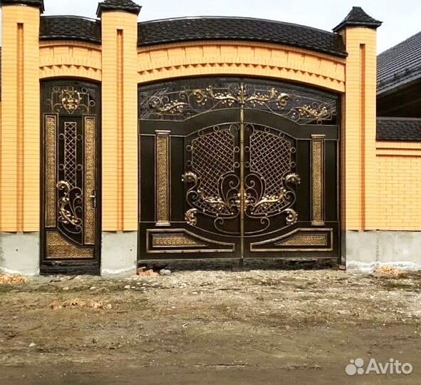 Кованые ворота