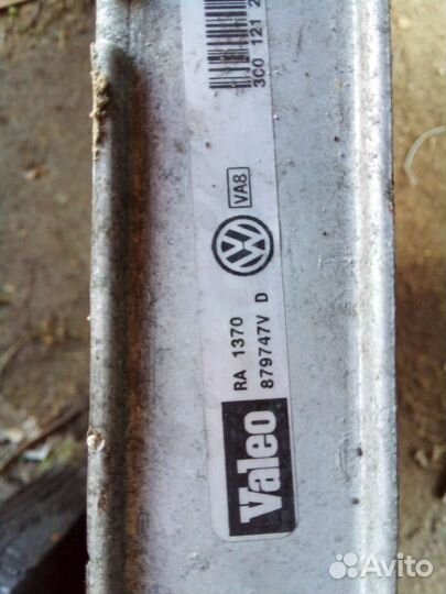 Радиатор volkswagen passat b6 caddy golf diesel