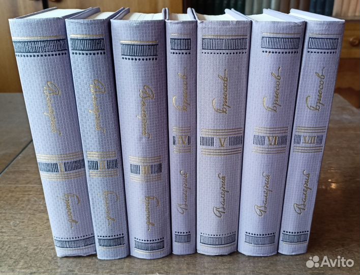В.Брюсов Собрание сочинений в 7 томах 1973г