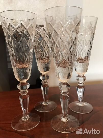 Хрустальные фужеры СССР в добор