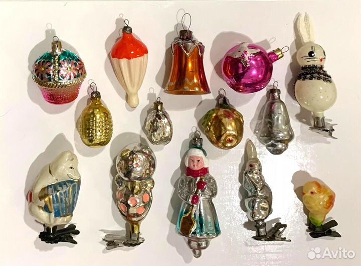 Редкие елочные игрушки СССР