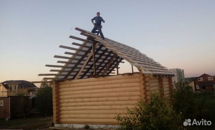 Крыша кровельные работы