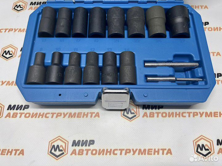 Набор головок для поврежденных болтов/гаек