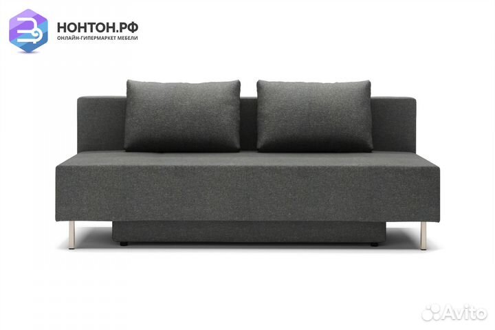 Диван еврокнижка Нео светло-серый