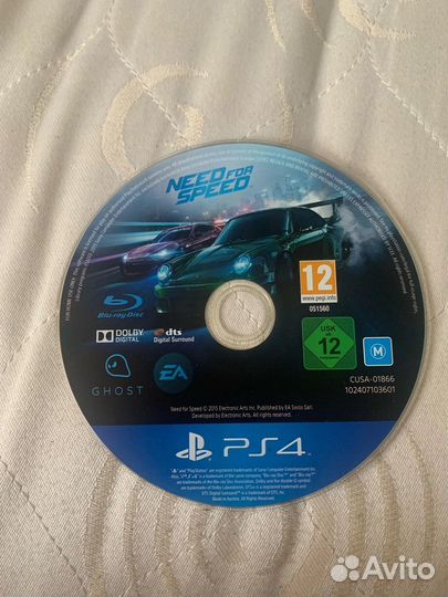 Игры для приставок ps4 need FOR speed