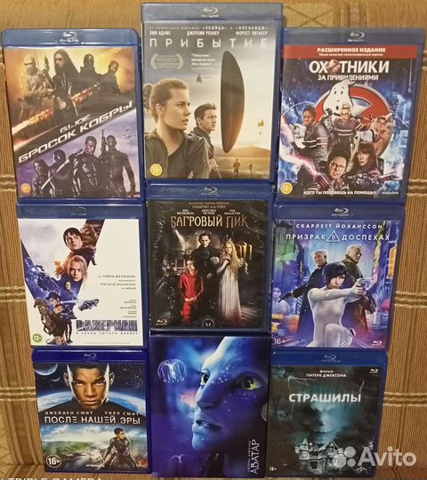 Разные фильмы на dvd и Blu-ray