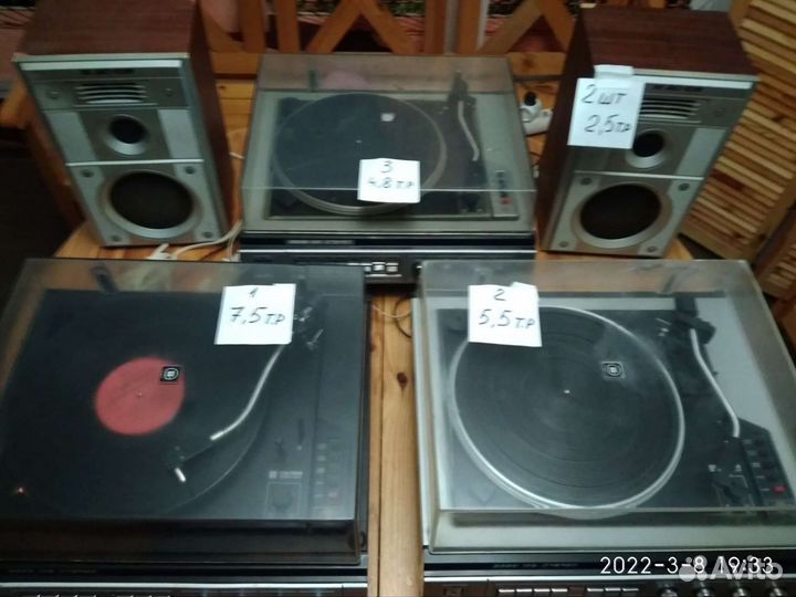 Проигрыватели винила, ретро